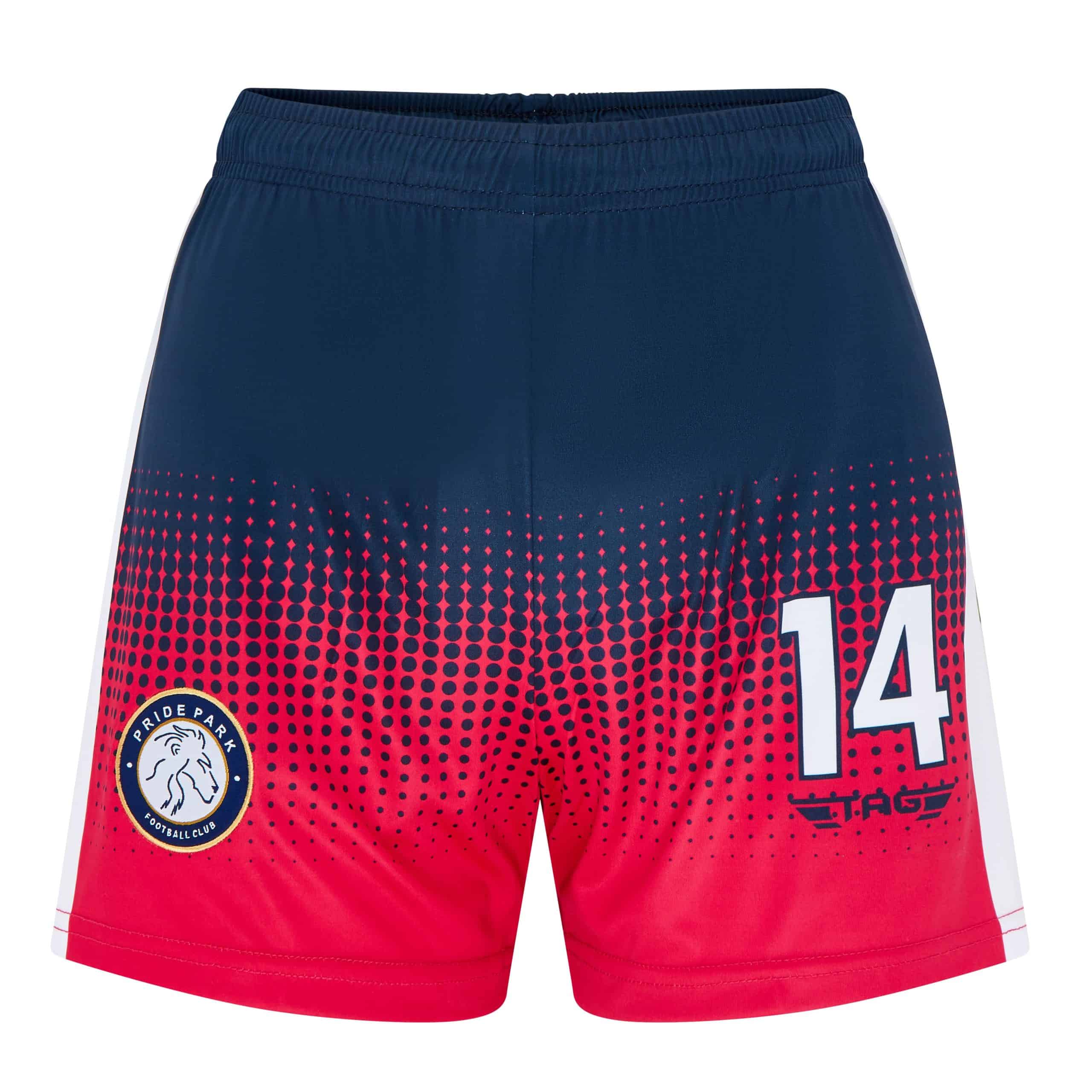 TAG Sportswear - Match Shorts - Training Shorts - Bespoke Teamwear