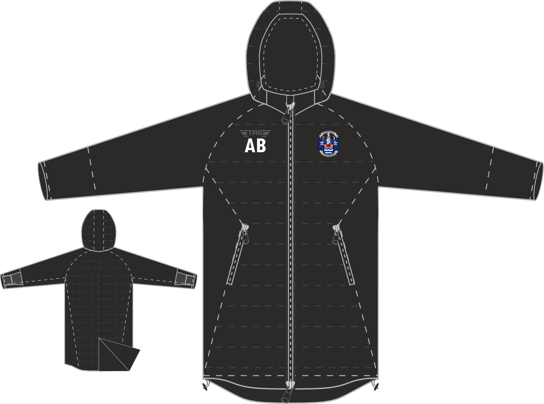 Burton Rugby FC - 2026 - Alaska - Puffa Jacket - Knee Length - Image 1