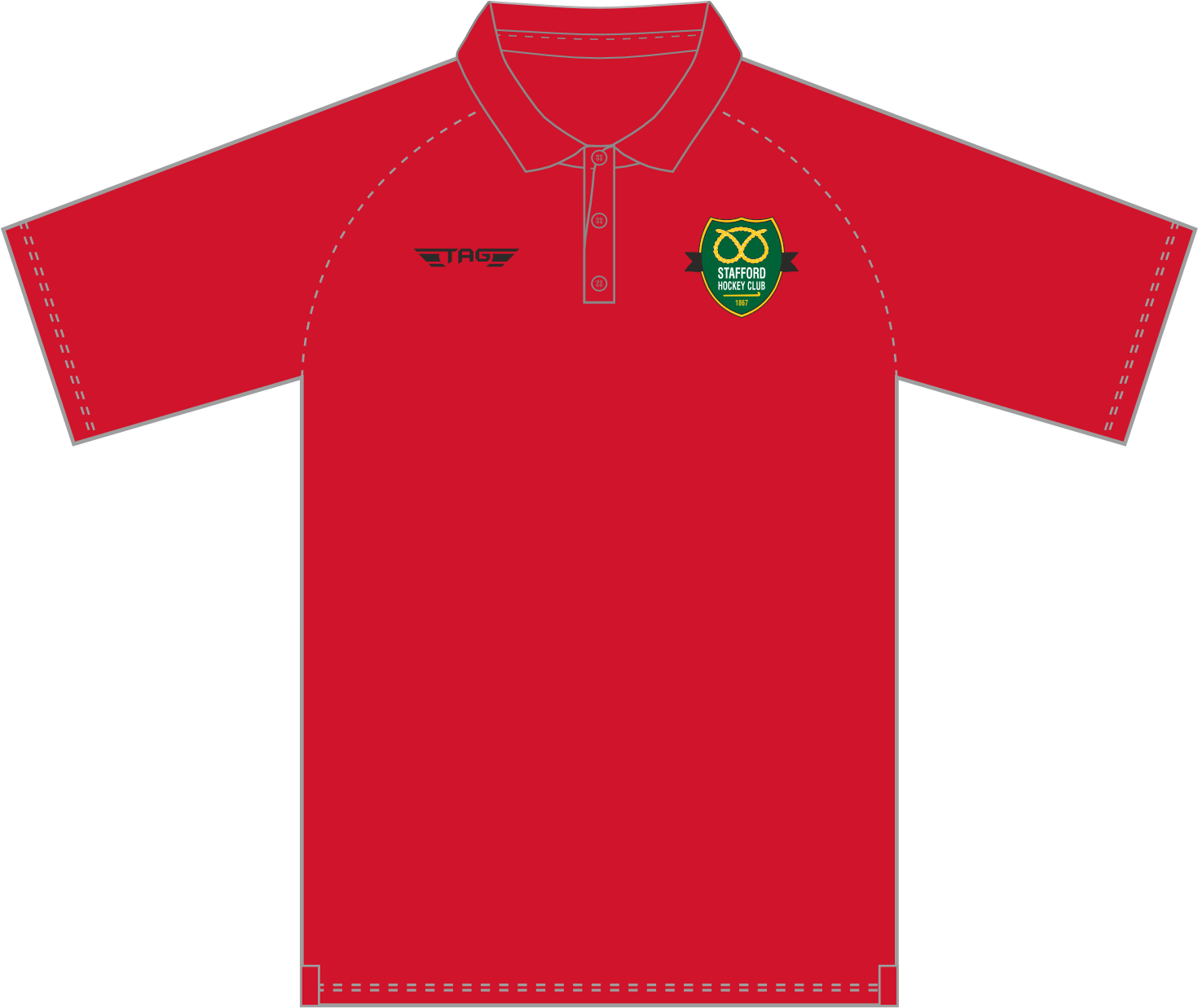 Stafford Hockey Club - United - Umpire Sports Polo - Image 1