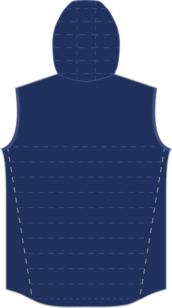 Bourne End JSC - Puffa Gilet - Hooded - Image 2