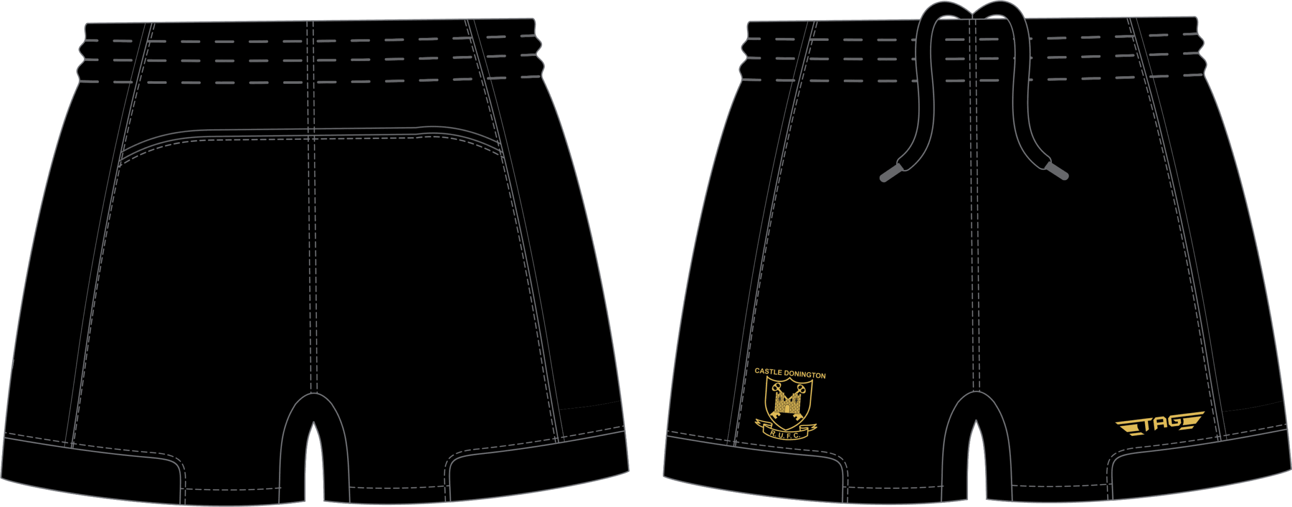 Castle Donington RUFC - Elite Match Short - Image 1