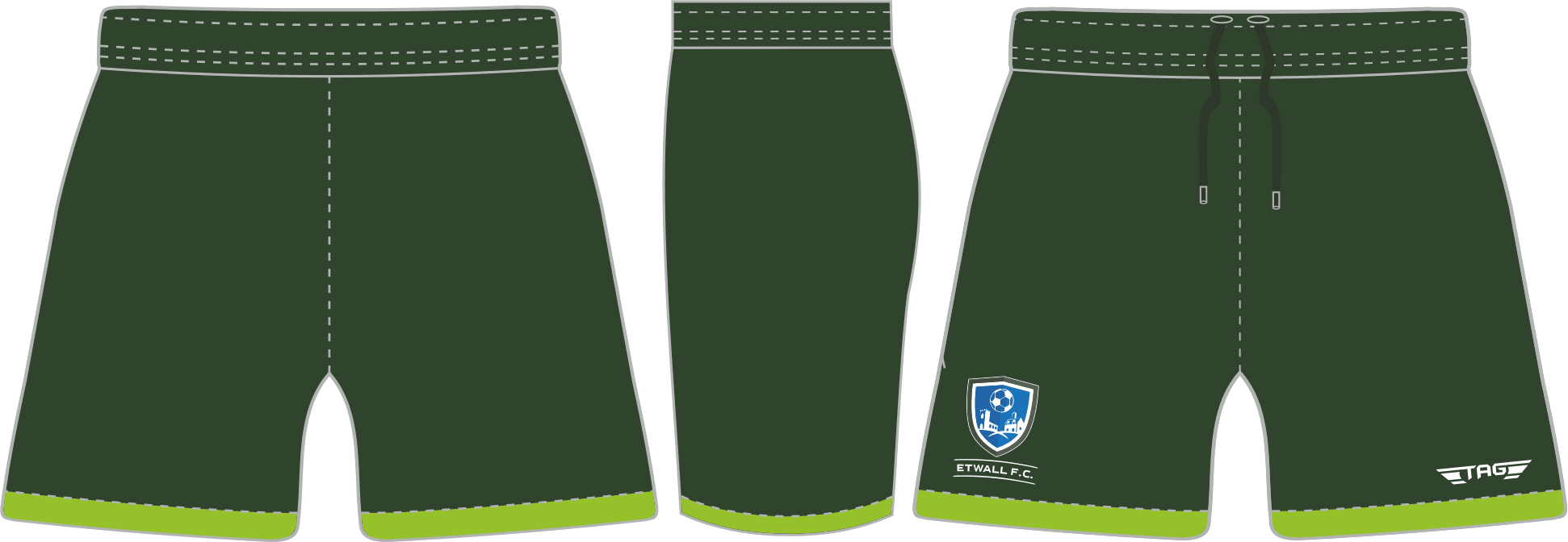 Etwall FC - Match Short - GK Non Padded - Image 1