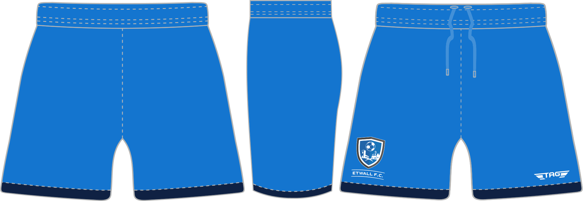 Etwall FC - Match Short - Home - Image 1
