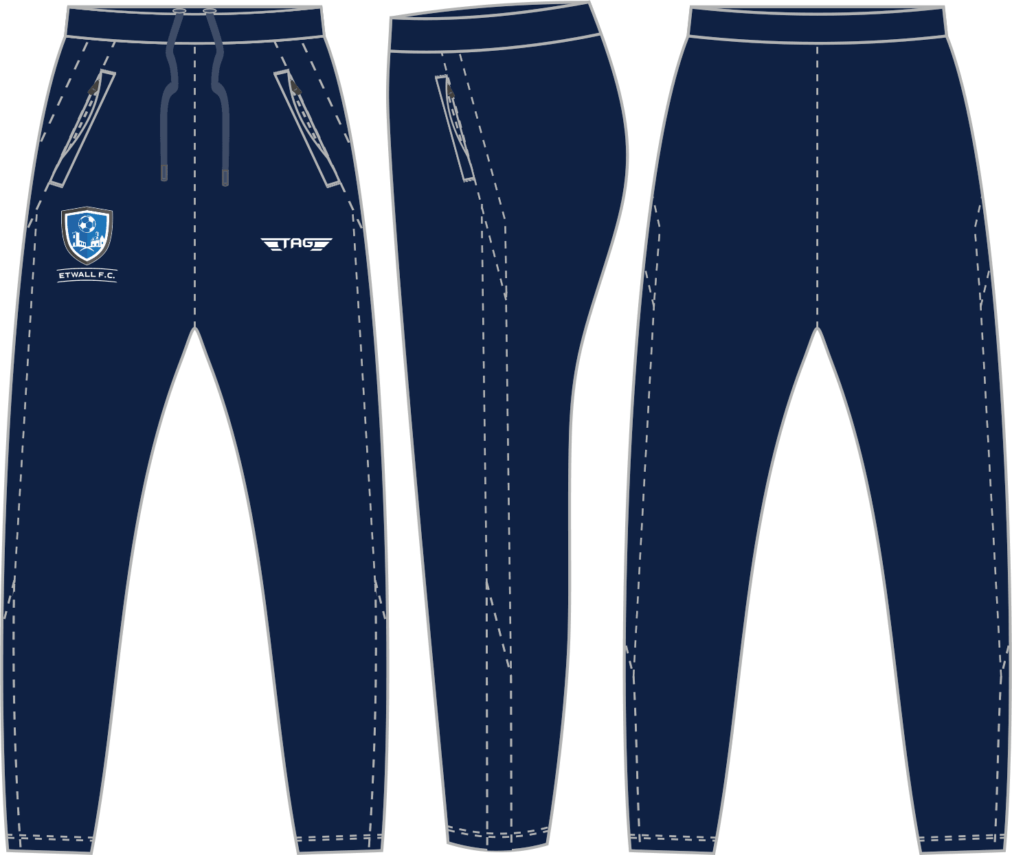 Etwall FC - Tech Trouser - Casual Fit - Image 1