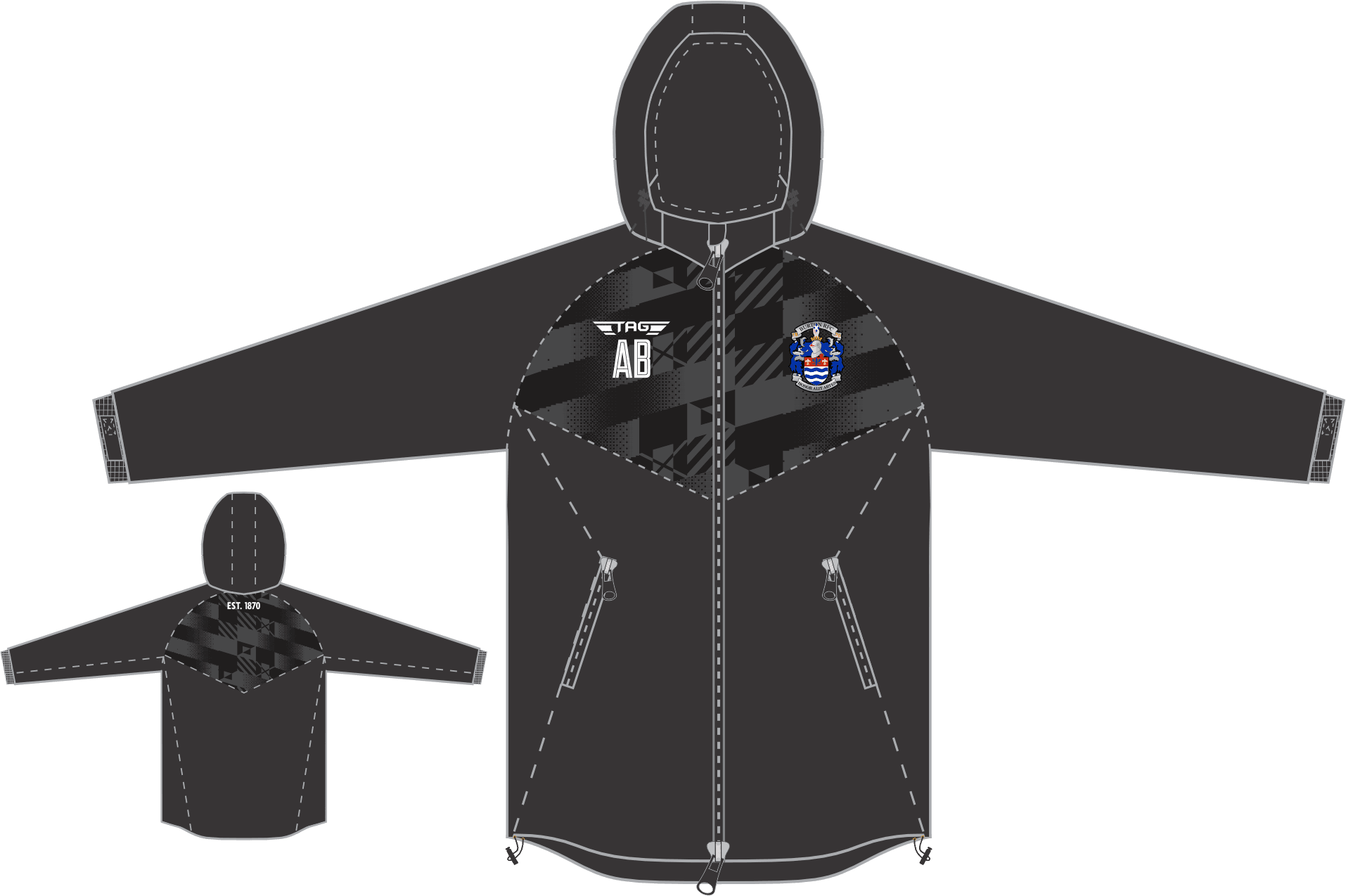 Burton RFC - Pro Rain Jacket - V - Full Zip - Mesh Lined - Club - Image 1