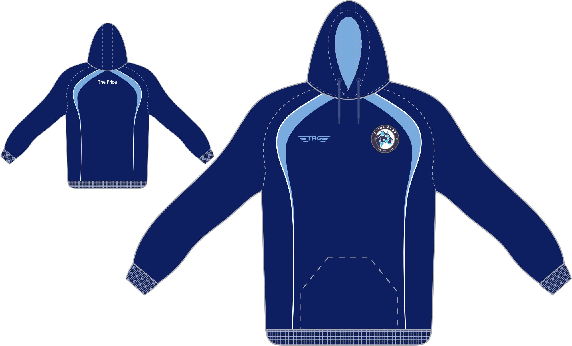 Pride Park FC - Cotton Hoodie - Pullover - Image 1